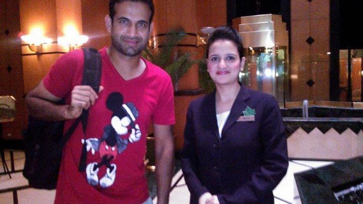 Irfan Pathan at The Orchid Hotel Mumbai Vile Parle
